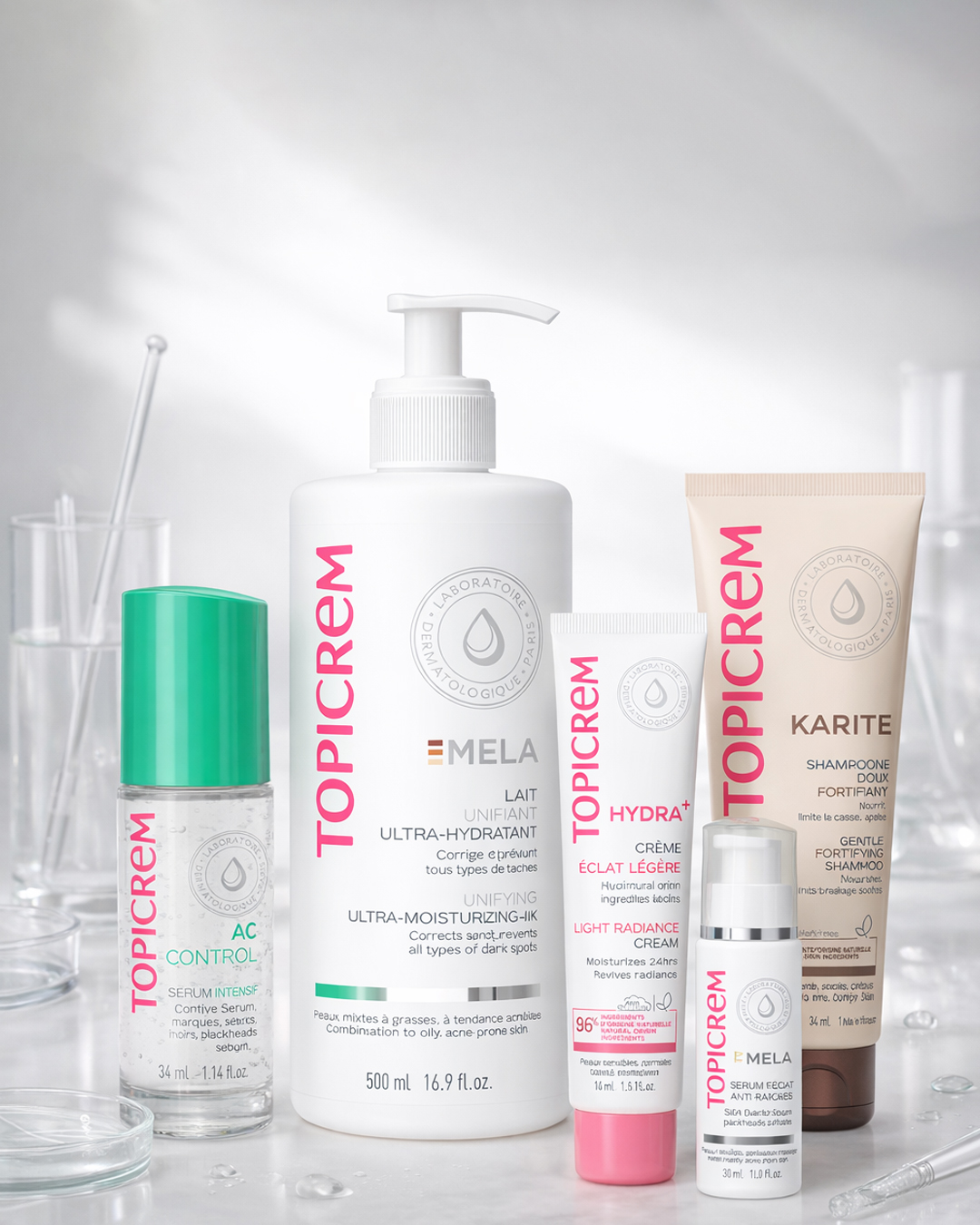 Topicrem hydrating skincare